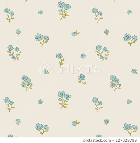 Adorable Floral Pattern Collection for Creative Crafts 127328789