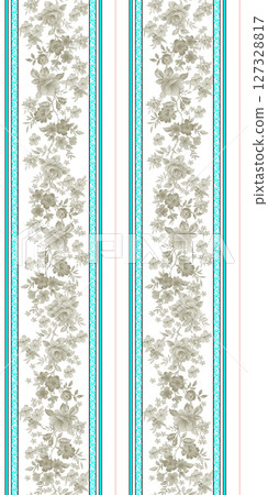 Charming Flower Motif Assortment for Stationery 127328817