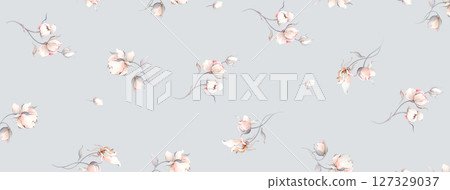 Whimsical Floral Design Series for Aesthetic Projects 127329037