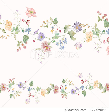 Graceful Floral Pattern Compilation for Home Decor Graceful Floral Pattern Compilation for Home Decor 127329058
