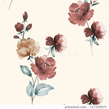 Graceful Floral Pattern Compilation for Home Decor Graceful Floral Pattern Compilation for Home Decor 127329074