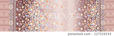 Graceful Floral Pattern Compilation for Home Decor 127329143