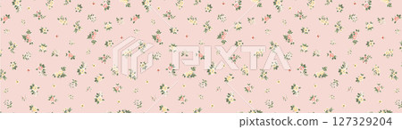 Artistic Flower Print Set for Creative Design Artistic Flower Print Set for Creative Design 127329204