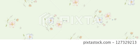 Artistic Flower Print Set for Creative Design 127329213