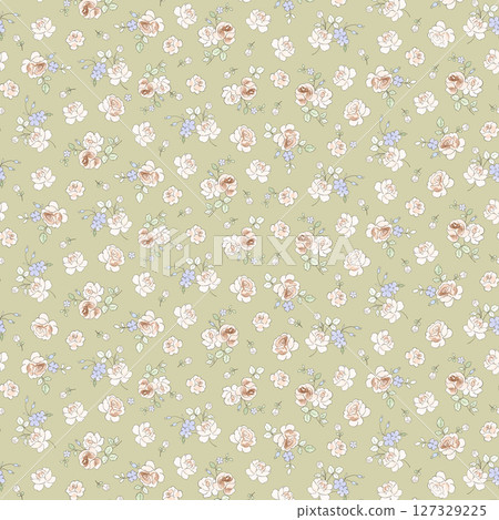 Artistic Flower Print Set for Creative Design Artistic Flower Print Set for Creative Design 127329225
