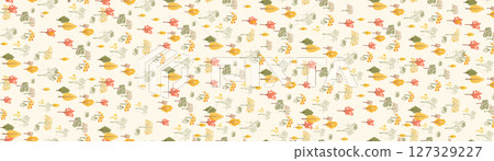 Artistic Flower Print Set for Creative Design Artistic Flower Print Set for Creative Design 127329227