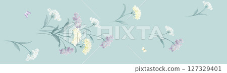 Sweet Floral Pattern Assortment for Light Aesthetics 127329401