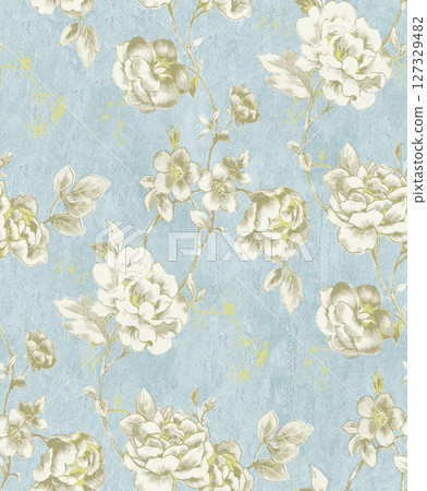 Stylish Flower Design Series for Creative Spaces 127329482