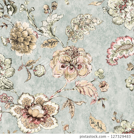 Stylish Flower Design Series for Creative Spaces 127329483