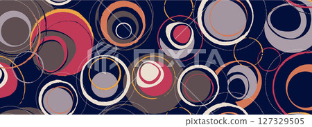 Stylish Flower Design Series for Creative Spaces 127329505
