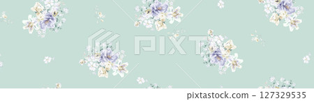 Stylish Flower Design Series for Creative Spaces 127329535