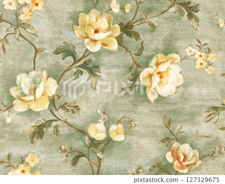 Lovely Floral Pattern Series for Creative Aesthetics 127329675