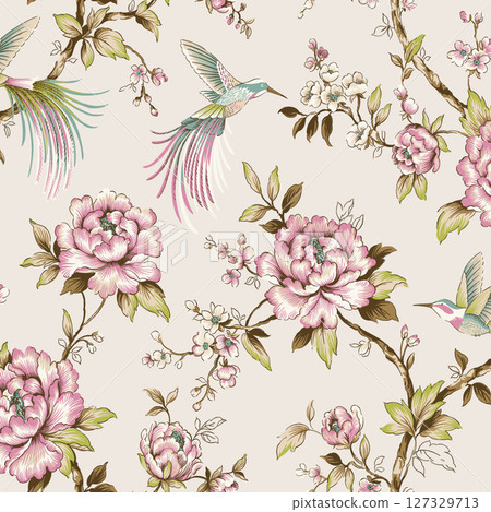 Lovely Floral Pattern Series for Creative Aesthetics 127329713