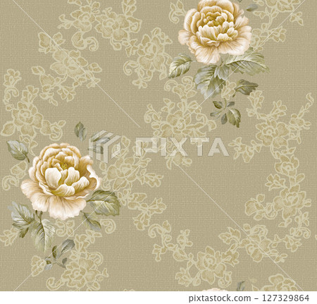 Diverse Floral Pattern Assortment for Creative Projects 127329864
