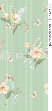 Artistic Flower Design Collection for Aesthetic Decor 127329925