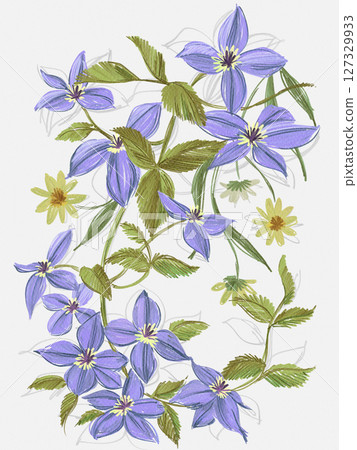 Artistic Flower Design Collection for Aesthetic Decor 127329933