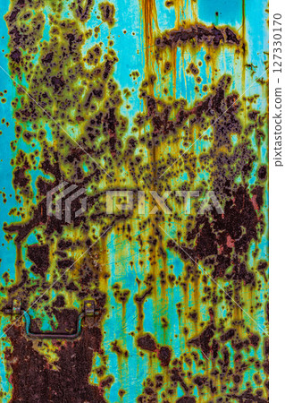 Heavily Corroded turquoise Metal Sheet Heavily Corroded turquoise Metal Sheet 127330170