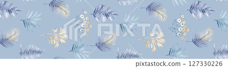 Stylish Floral Pattern Series for Artistic Projects 127330226