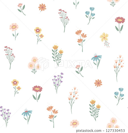 Lovely Flower Motif Series for Aesthetic Creations 127330453