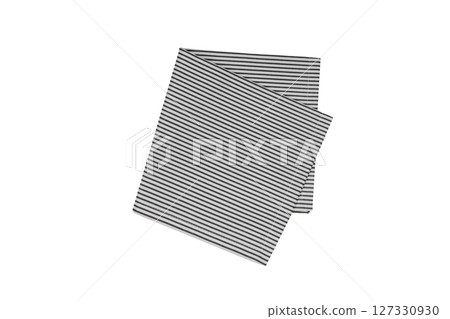 Top view table napkin or food. 127330930