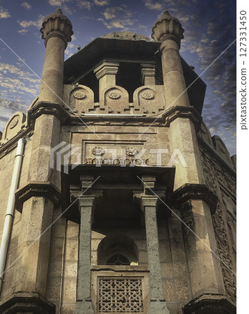 Architectural Detail of a Historical Structure in Madras Museum, Chennai, Tamil Nadu, India. Architectural Detail of a Historical Structure in Madras Museum, Chennai, Tamil Nadu, India. 127331450