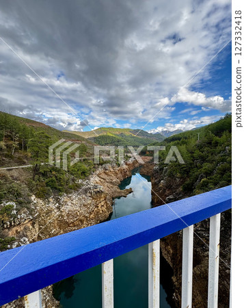 4k drone view of the canyon. High quality photo 127332418