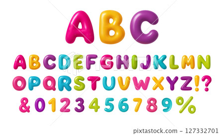3d Font Letter Number Balloon Alphabet ABC Text Bubble Typography For Birthday And Party Vector Cartoon Fun Glossy Typeface 3d Font Letter Number Balloon Alphabet ABC Text Bubble Typography For Birthday And Party Vector Cartoon Fun Glossy Typeface 127332701