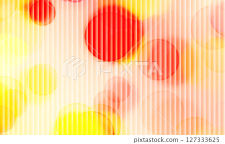 Colorful soft bubble burst with ribbed fluted vertical lines and abstract gradient transitions in refractive style 127333625