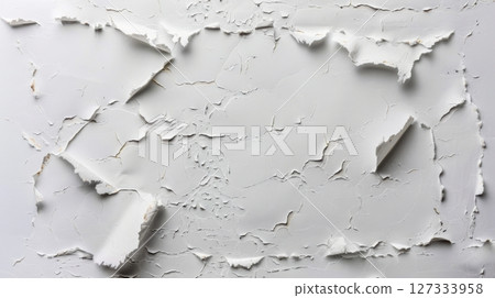White Paper With a torn edge background 127333958