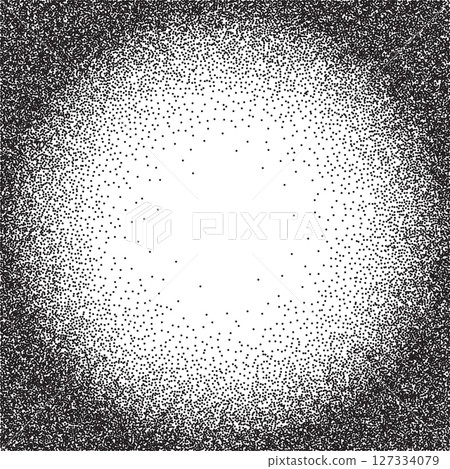 Noise dot grain background of dotwork gradient halftone pattern Noise dot grain background of dotwork gradient halftone pattern 127334079