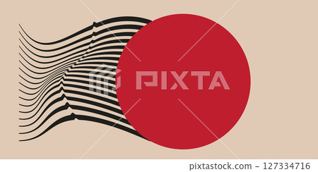 Bauhaus design elements in image. 127334716