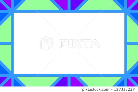 Geometric pattern frame white space 127335227