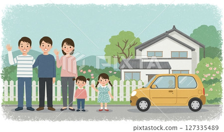 笑著離開!一家人開著自己的車,欣賞日本的風景 笑著離開!一家人開著自己的車,欣賞日本的風景 127335489