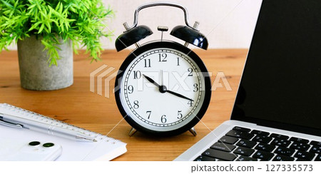 Business image banner material time management time saving efficiency 2:1 127335573