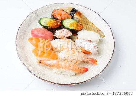 Delicious nigiri sushi Delicious nigiri sushi 127336093