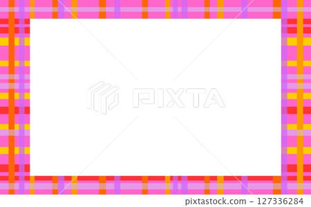 Plaid frame white space 127336284