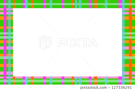 Plaid frame white space Plaid frame white space 127336291