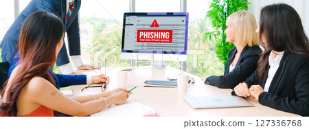 Cyber security software show alert of cyber attack for protection snugly 127336768