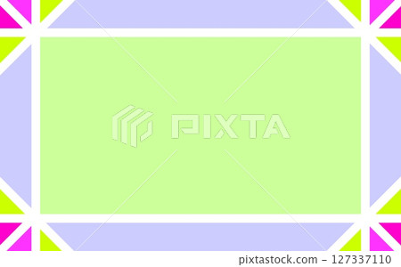 幾何圖案框架柔和的顏色 127337110