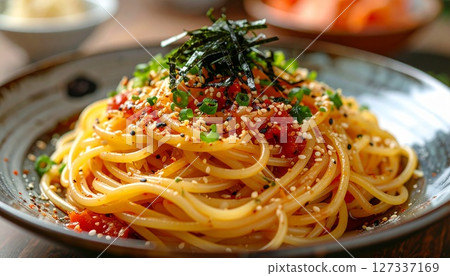 Japanese style spaghetti 127337169