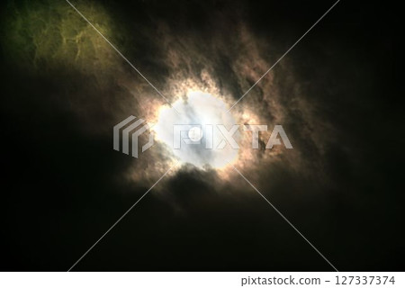 Full moon and night clouds Full moon and night clouds 127337374