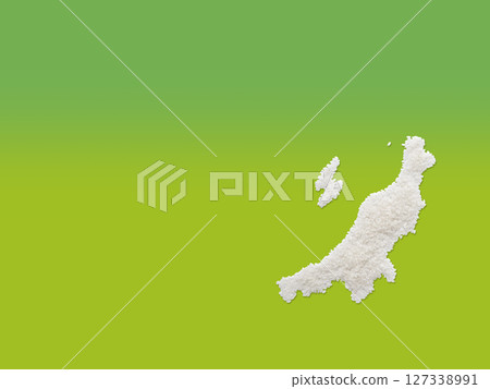 用米製作的新潟縣地圖 127338991