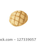 Illustration of melon bread 127339057