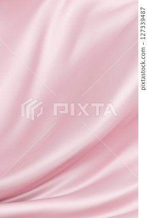 Abstract pink fabric background with copy space 3D render 127339487