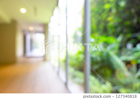 Background bokeh of apartment entrance Background bokeh of apartment entrance 127340818