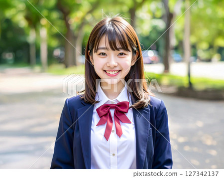 AI-generated images of high school girls and junior high school girls AI-generated images of high school girls and junior high school girls 127342137