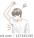 擔心腋下汗漬和異味的男士 127342185