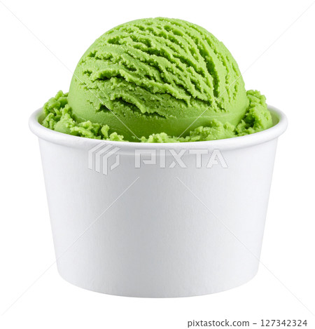 Ice cream isolated on white background Ice cream isolated on white background 127342324