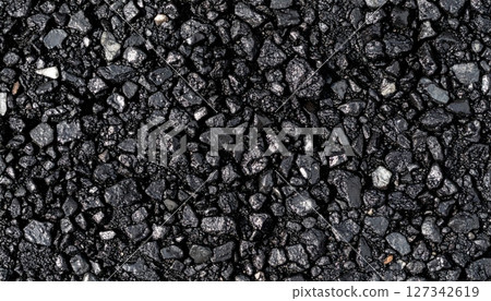 Close-up of black road surface 127342619