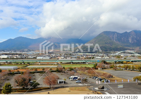 Unzen Fugendake pyroclastic flow site and Shimabara Road overpass (Gamadasu Dome) 127343180